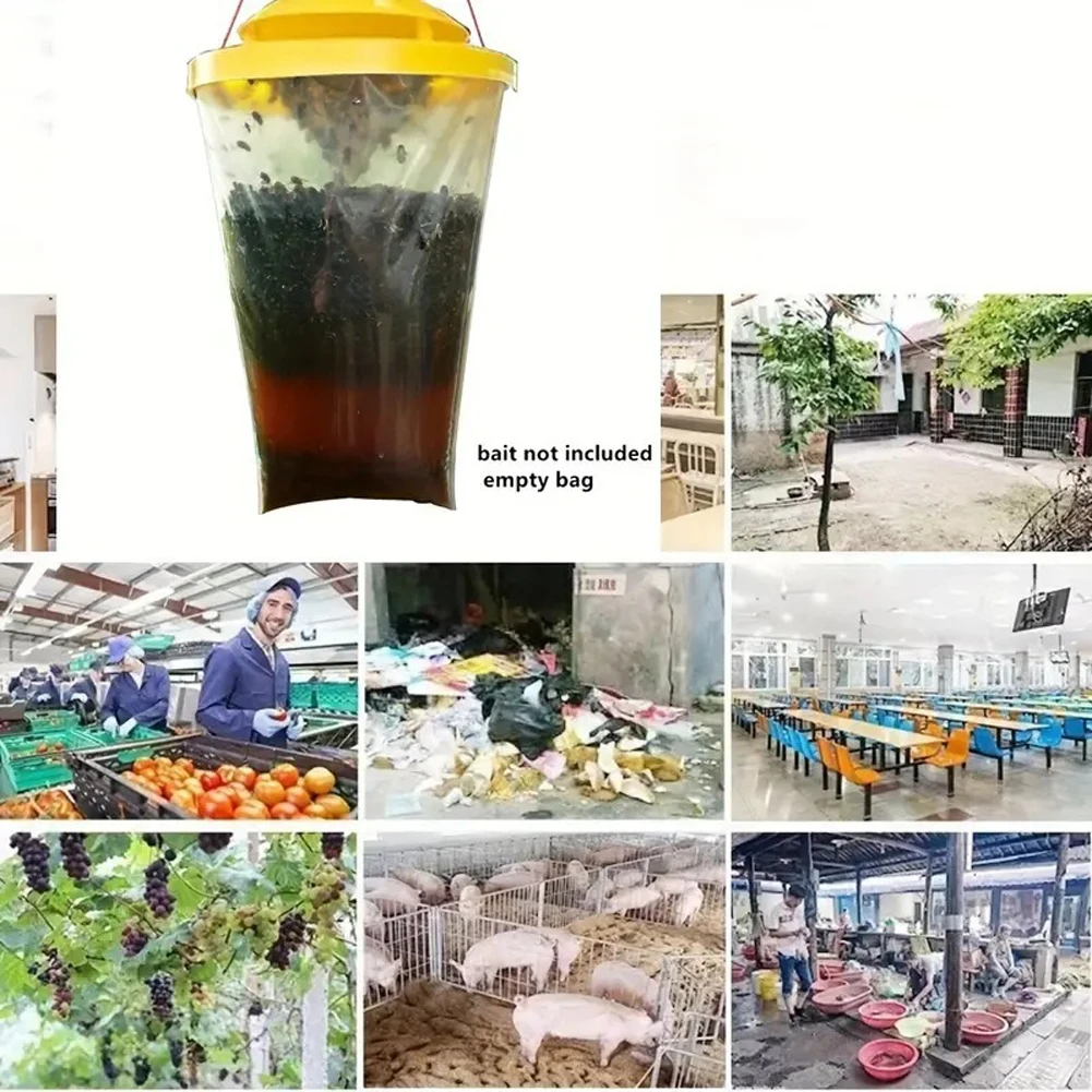 Уличная Фермерская Ловушка Для Мух С Искусственным Аттрактантом Подвесная