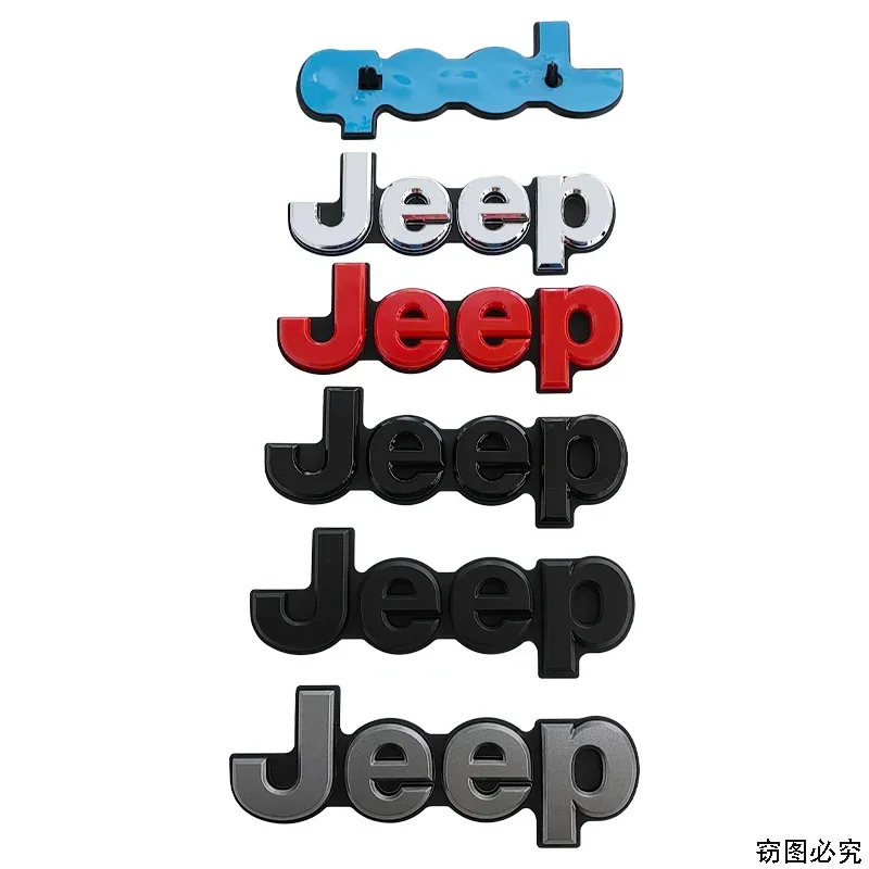 

Эмблема на переднюю решетку автомобиля из АБС-пластика для JEEP Grand Cherokee Compass Wrangler Renegade JK JL Patriot, значок, автонаклейки, аксессуары