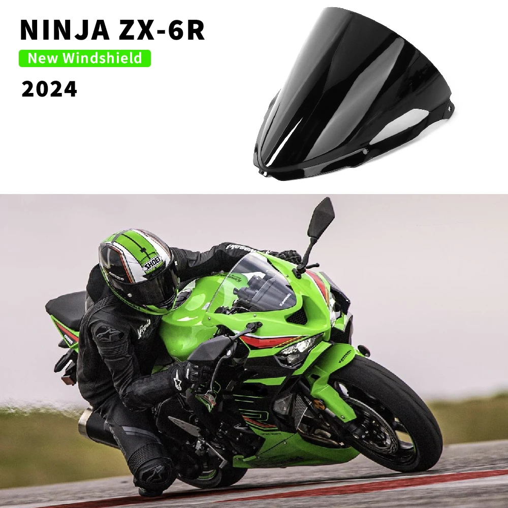 Новинка для Kawasaki NINJA ZX-6R Ninja ZX6R ZX 6R 2024 ветровое стекло мотоцикла защита от царапин