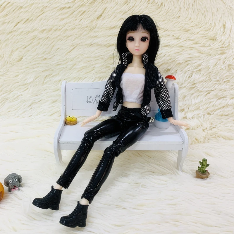 Новинка Одежда для куклы 30 см костюм джинсы повседневная мини одежда модная с