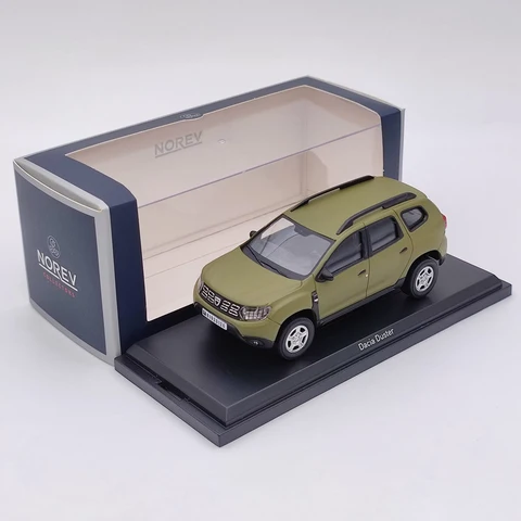 Коллекция 1/43 года, военные модели автомобилей выпуска под давлением Norev Dacia Duster 2020, рождественский подарок, зеленый