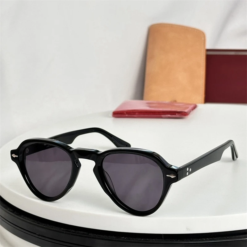 HATFIELD солнцезащитные очки для женщин и мужчин JACQUE толстые ацетатные овальные