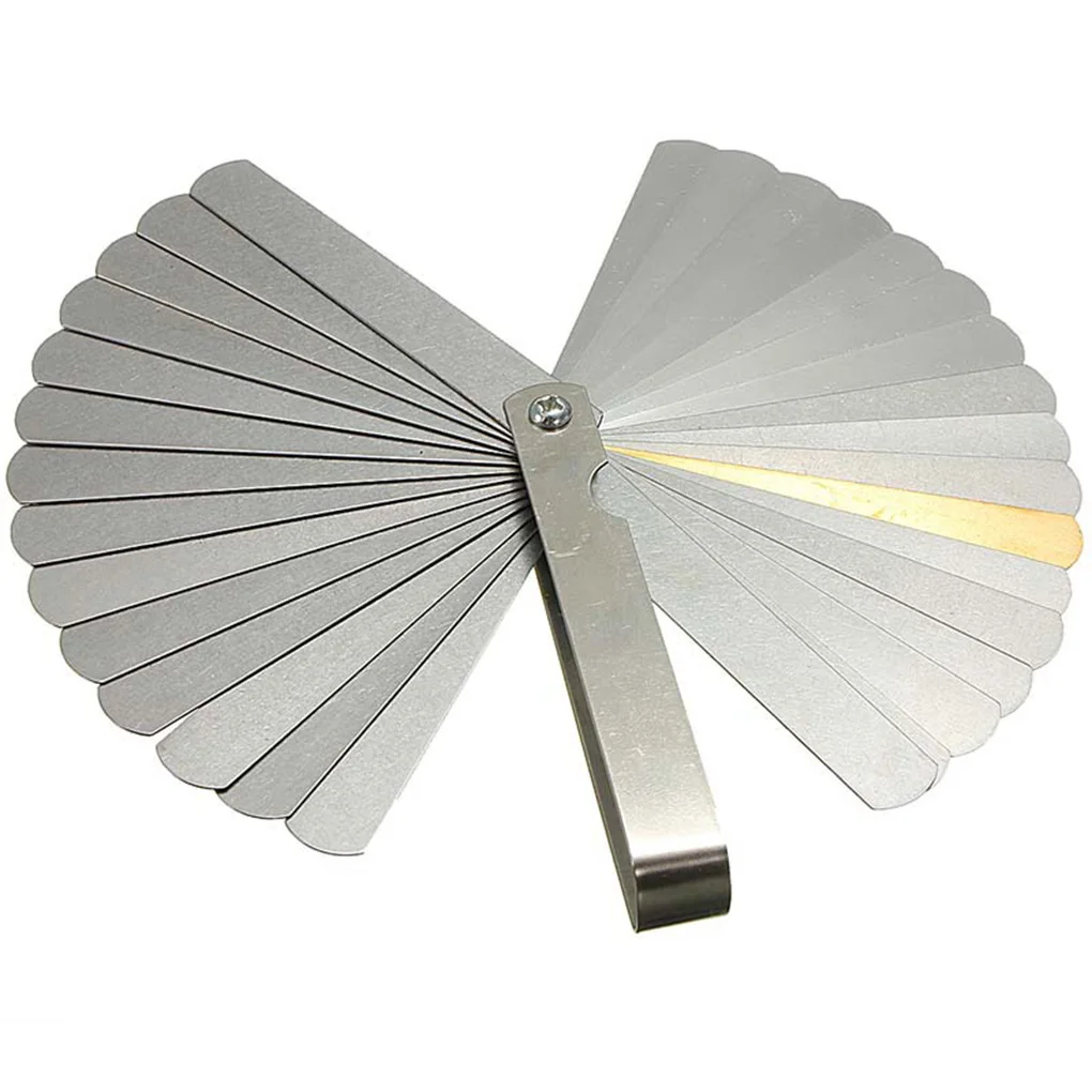 

32 Plates Feeler Gauge Stainless Steel Dual Reading Combination Feeler Gauge 0 04mm To 0 88mm Thickness