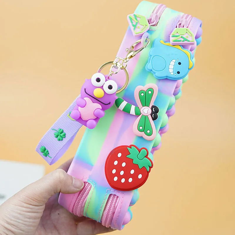 Фиджет-игрушки новый двухслойный большой пенал мягкие игрушки Пеналы 10