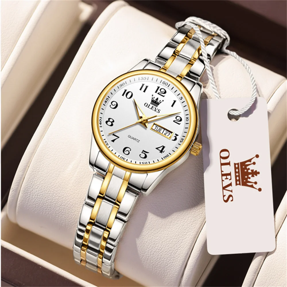 

Women's Wrist watch Luxury Atmosphere Watches for Women Waterproof Stainless Steel Quartz Woman Wristwatch Gold 2022 trend