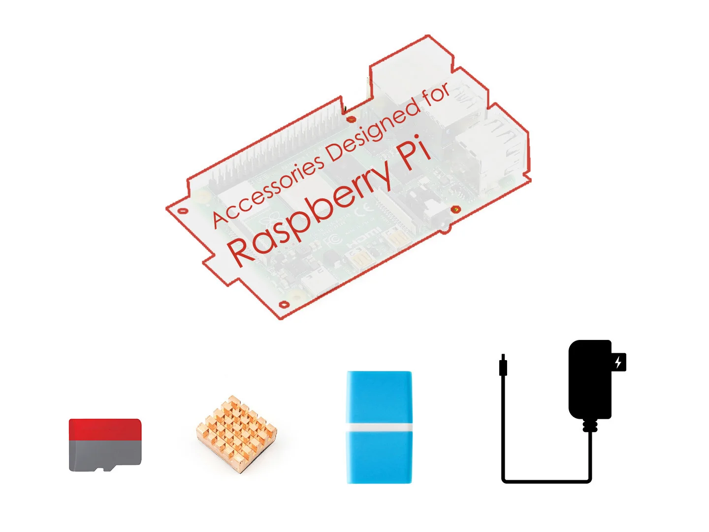 Комплект для начинающих Raspberry Pi 4 Model B посылка аров (без PI) европейская версия с Micro