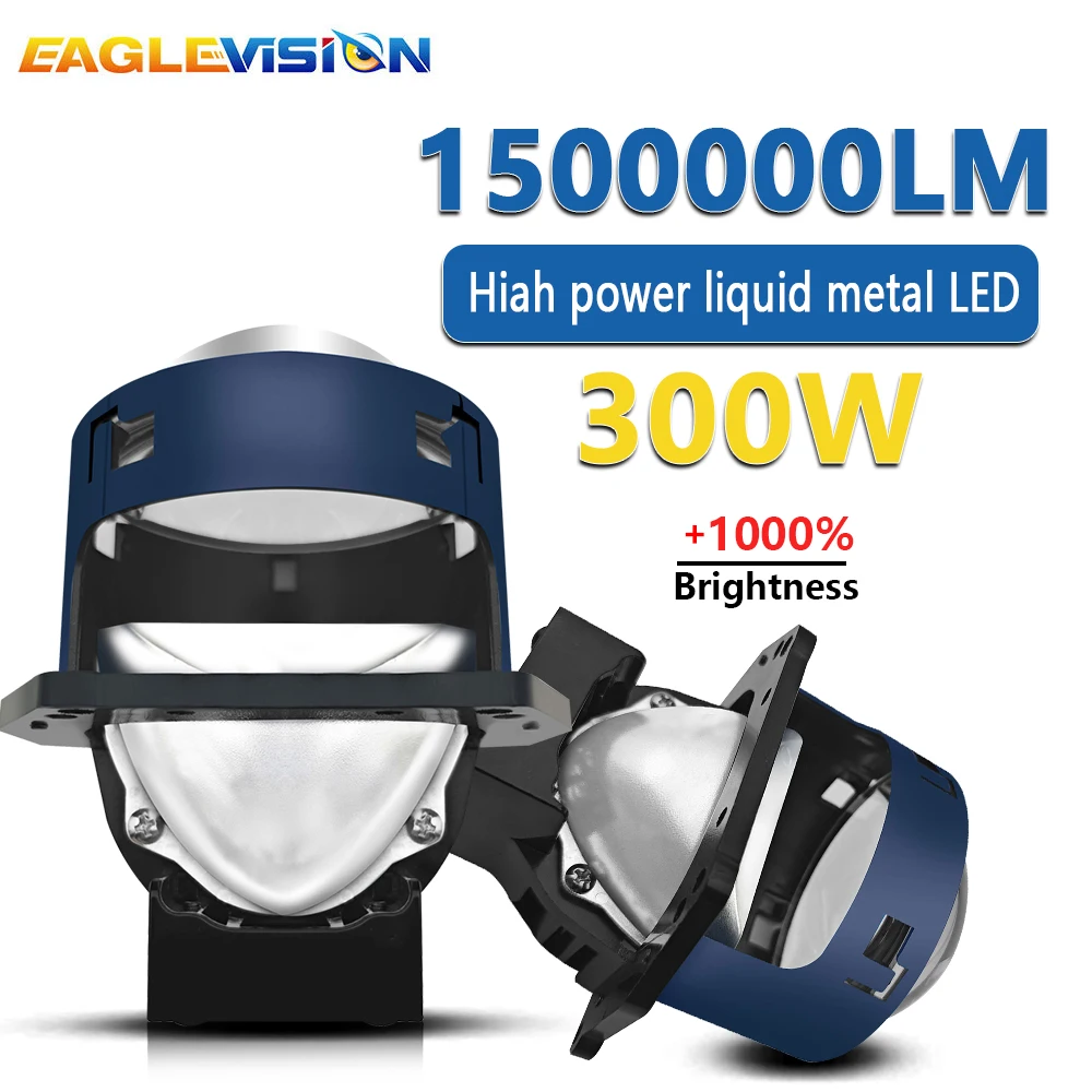 EAGLEVISION Автомобильные светодиодные лампы дневного света белые 6000K Len 300 Вт HID