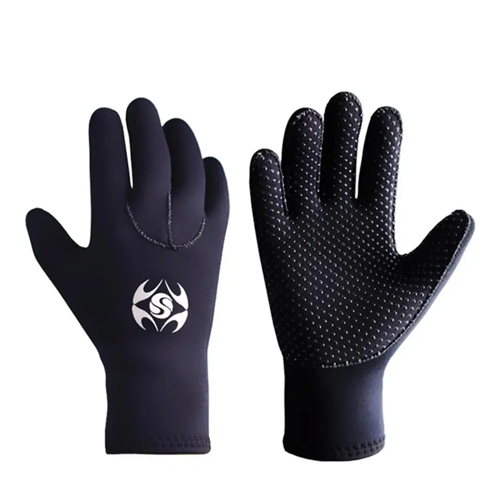 

Неопреновые водонепроницаемые перчатки для дайвинга 3 мм, зимнее оборудование для плавания и Сноркелинга, подводные Нескользящие перчатки