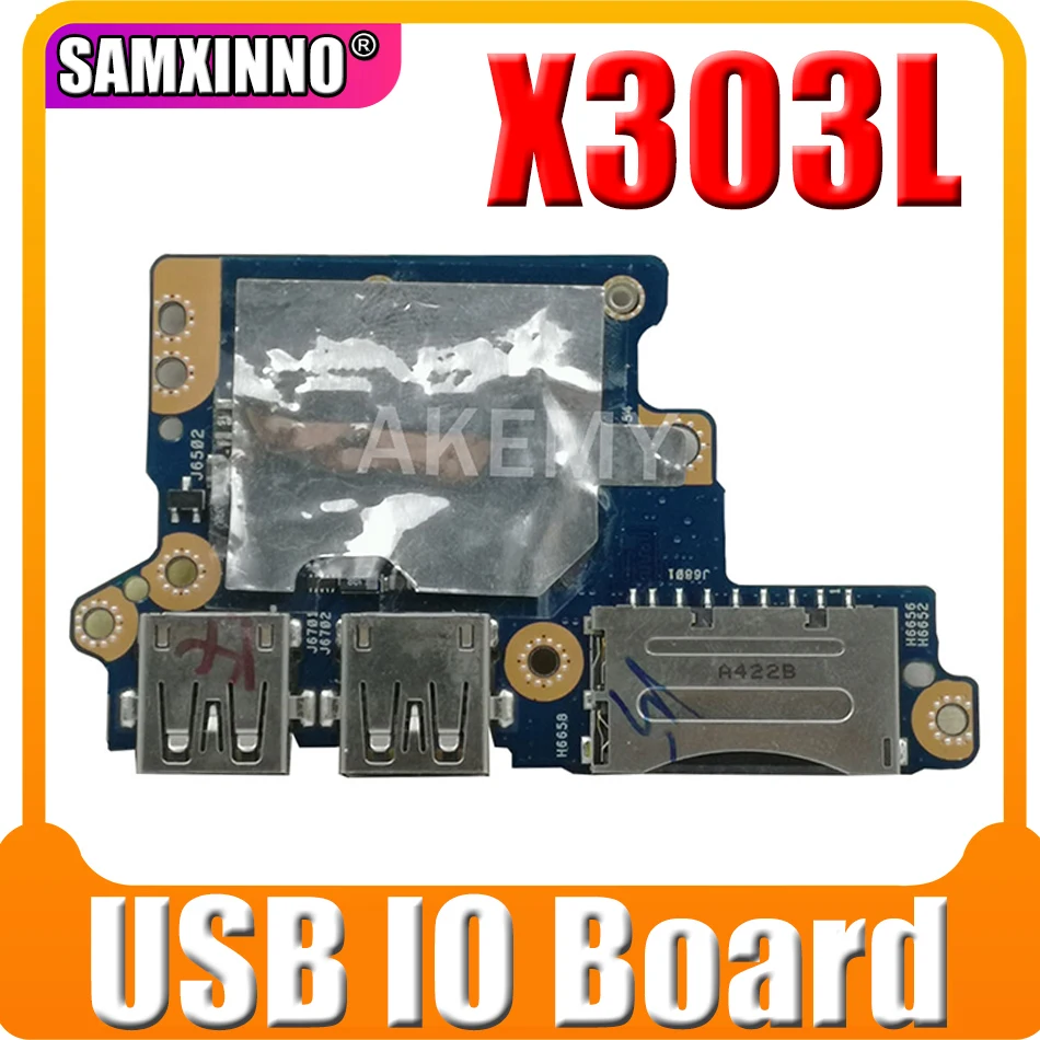 Original X303L Board For ASUS UX303 U303L UX303LN UX303LA Laptop Audio USB IO Board Interface Board