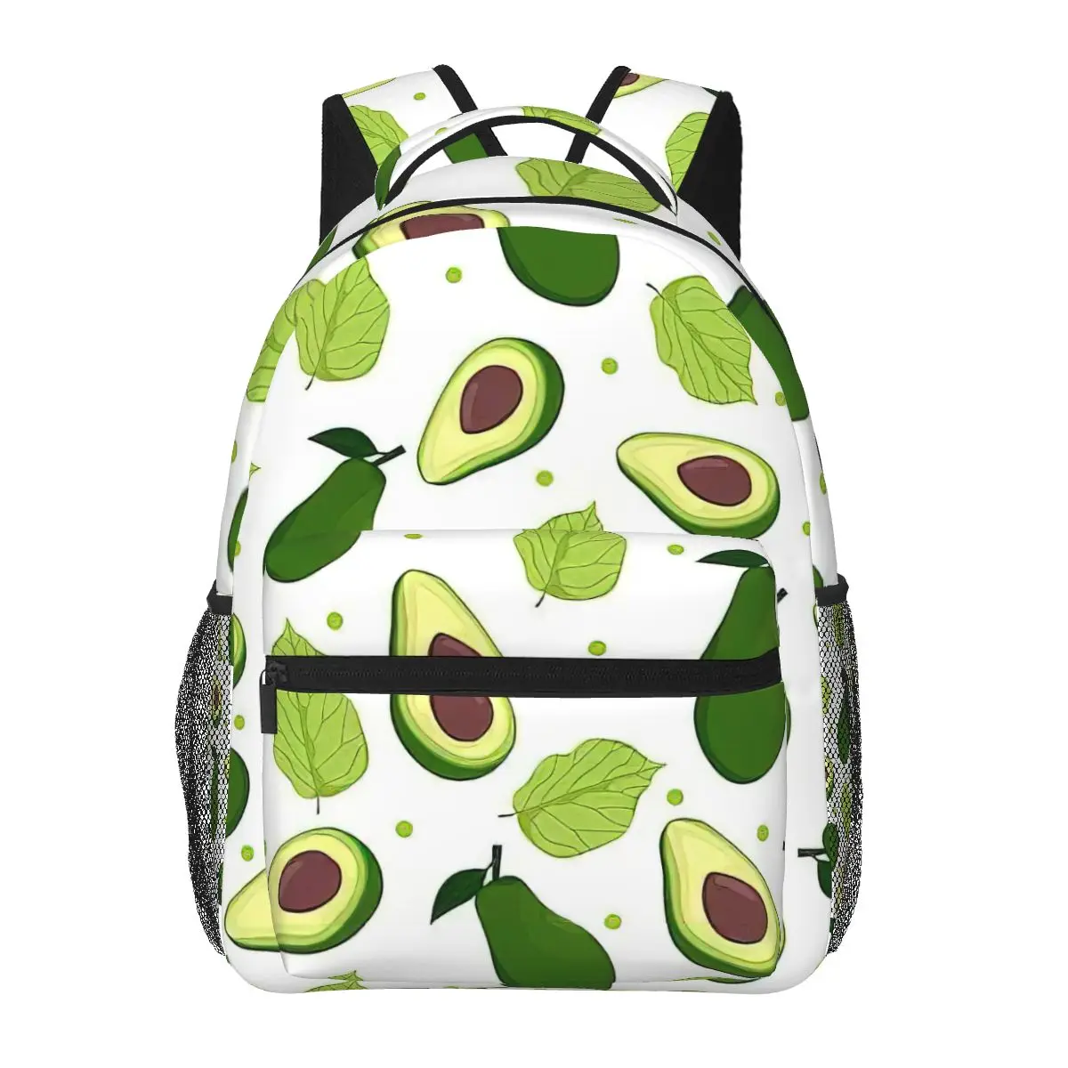 

Fashion Backpack Women Men Unisex Students Backpacks Avocado Travel bag Bookbag