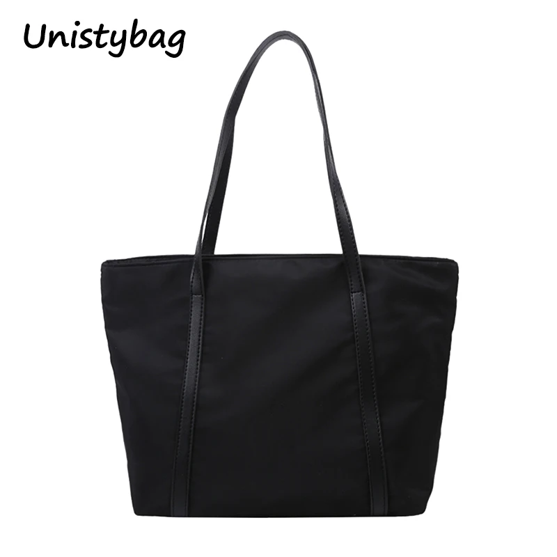 Unistybag Tote Bag for Women Large Capacity Shoulder Bag Designer Oxford Top-handle Totes Female Handbag Simple Shopping Bags