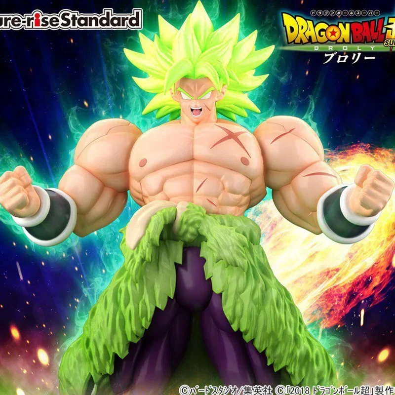 Фото В наличии Bandai фигурка-средит Dragon Ball SUPER SUPER SAIYAN BROLY FULLPOWER сборка аниме фигурка модель игрушка в подарок №4