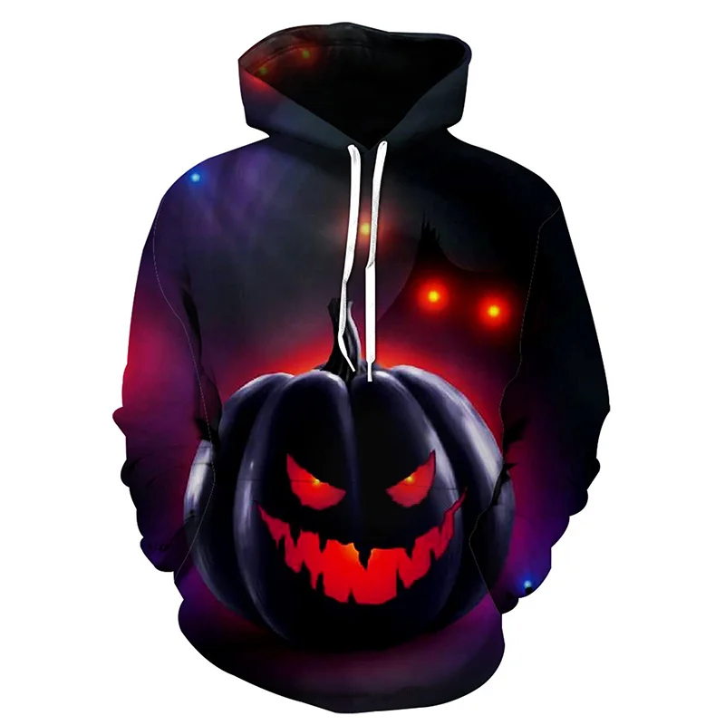 

Horror Pumpkin Graphic Hoodie Men Clothing Popular 3D Funny Tiger Cat Printed New in Hoodies Women Harajuku Fashion y2k Pullover