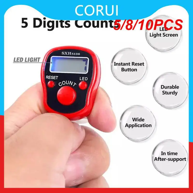 

5/8/10 шт., светящиеся кольца-маркеры