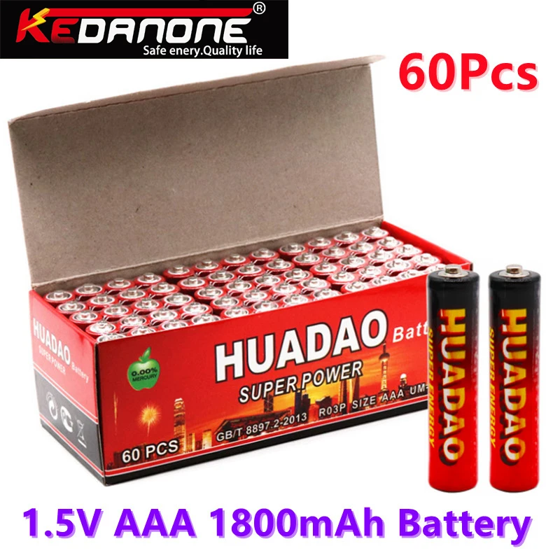 

Factory Direct sales, 1.5 V AAA battery Carbon Piles UM4 Strong Explosion -1.5 Volt AAA Non -Mercury Battery