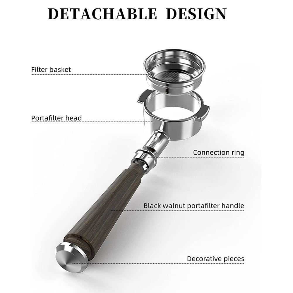 Бездонный голый портафильтр 58 мм для эспрессо-машины с двойным бойлером Breville