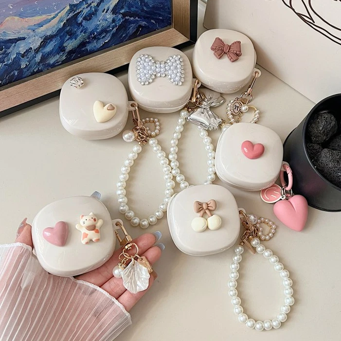 Чехол для QCY T13 милый мультяшный медведь и силиконовый чехол беспроводных