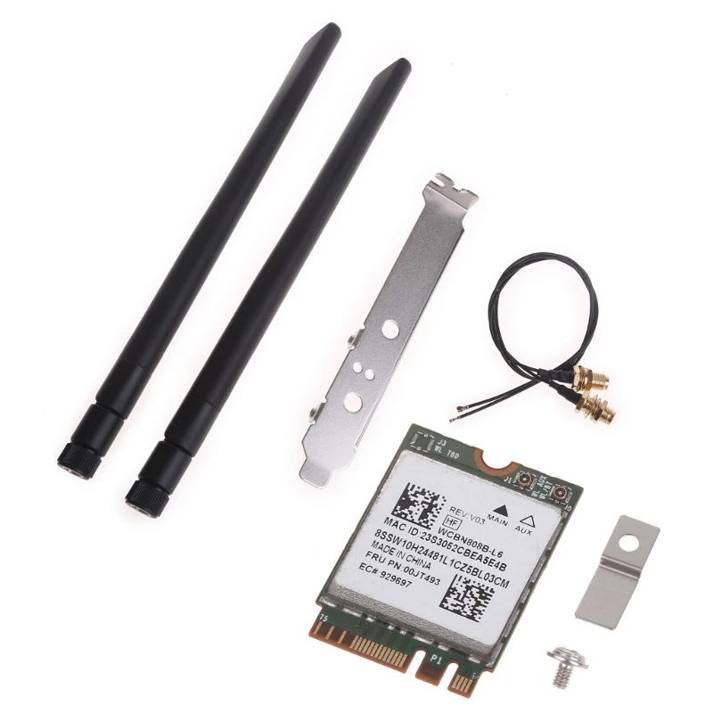 

P82F BCM94350Z 00JT493 802.11AC 100Mbps WIFI Wireless BT4.0 Mini PCI-E Card