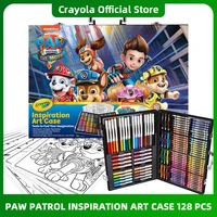 Crayola Inspiration Art Case Crayons Super Tips Markers Colored Pencils Set Gifts for Kids 128 Pieces 04-1184