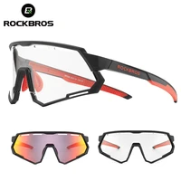 rockbros 2 in 1 cycling glasses photochromic polarized sport sunglasses men mtb road bike eyewear protection bicycle goggles