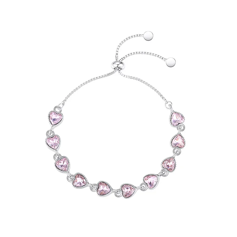 Продажа браслета Anxie корейская серия сладкий циркон браслет Love дизайн легкий