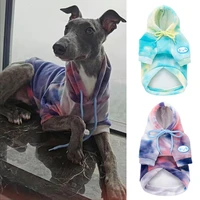pet hoodie sweater for small dogs tie dye winter cute dog clothes cat costume wheeling corgi pullovers outfit mascotas ropa