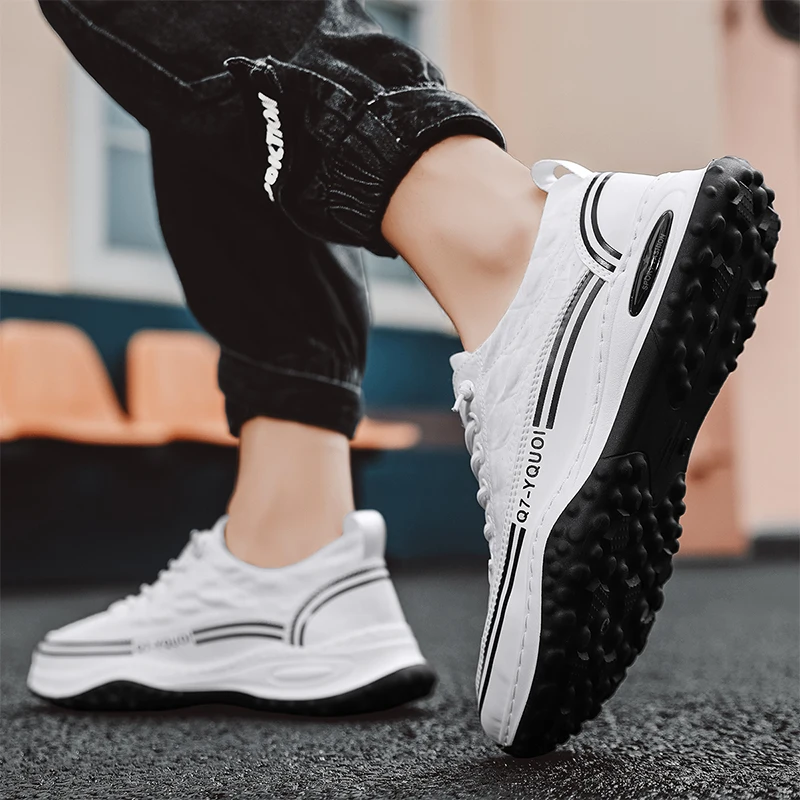2022 New Golf Shoes Spikeless Golf Sneakers Men's Outdoor Jogging Walking Shoes Fitness Golf Breathable Sneakers Men