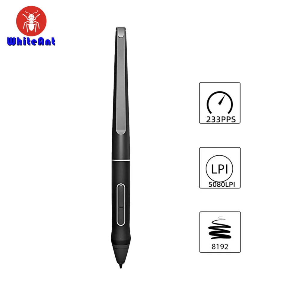 

PW100 Digital Pen Battery-free Stylus Pen For HUION H640P H950P H1060P H610PRO V2 Graphic Tablets Handhold Pen