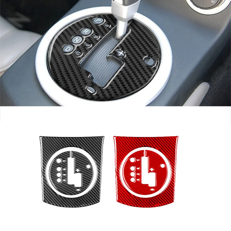 

Car Interior Carbon Fiber Transmission Shift Panel Cover Trim Sticker For NISSAN 350Z Z33 2003-2009 Auto Interior Accessories