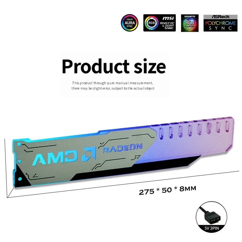 Поддержка графического процессора RGB кронштейн для видеокарты 5 В стандартный