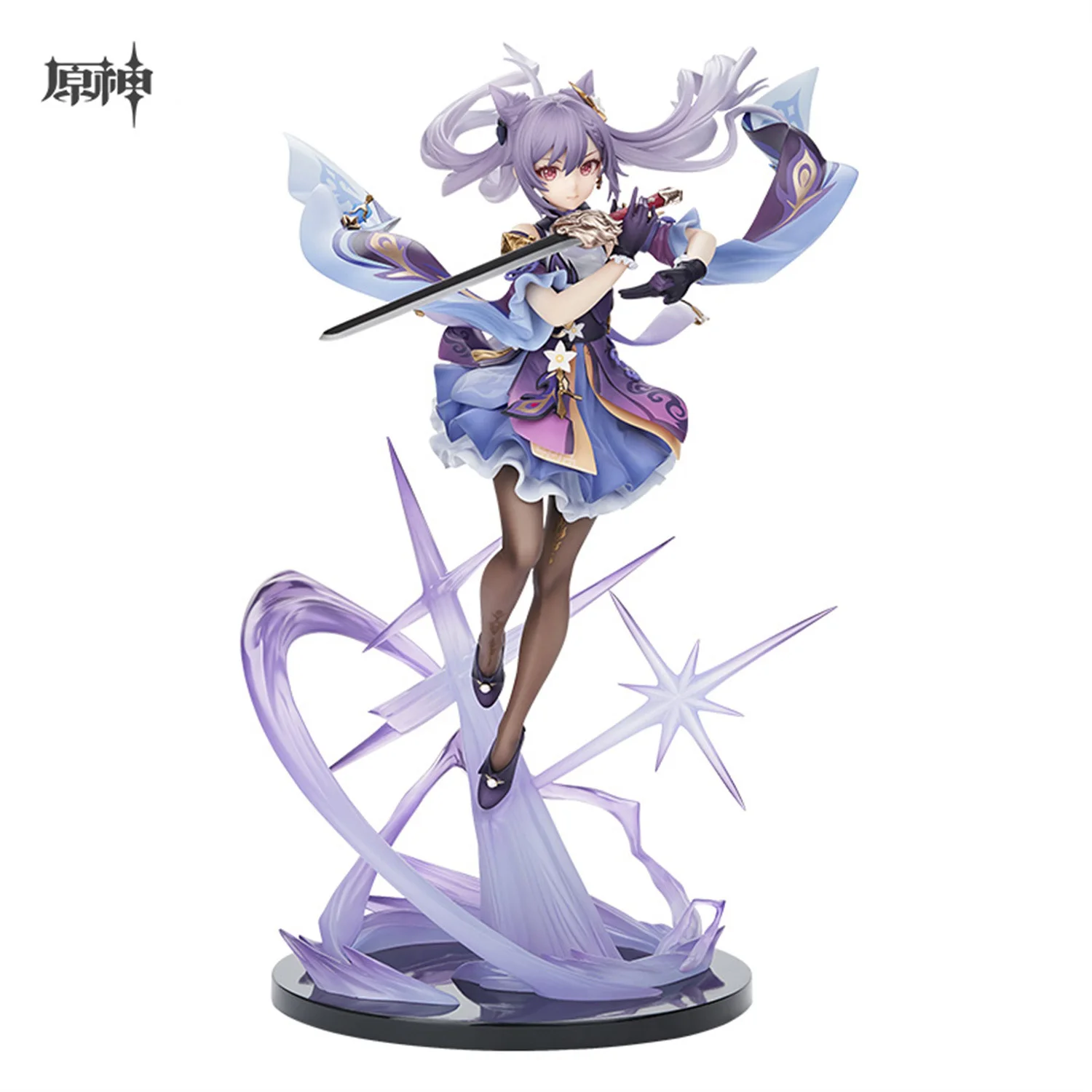 

32 см Genshin Keqing Thundering Rain Ver 1/7 ПВХ милая привлекательная девушка аниме экшн-фигурка Hentai Сборная модель игрушка для взрослых кукла подарок