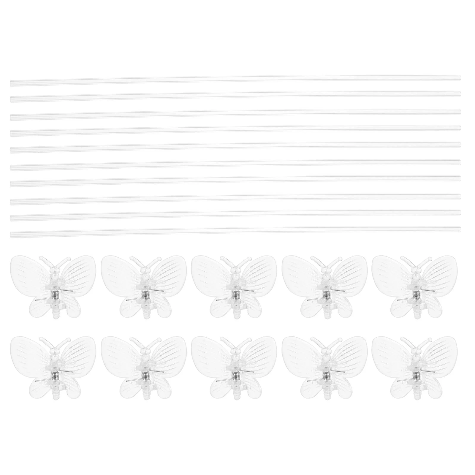 20 шт. подставка для орхидеи зажим цветов принадлежности флориста садовые опорные