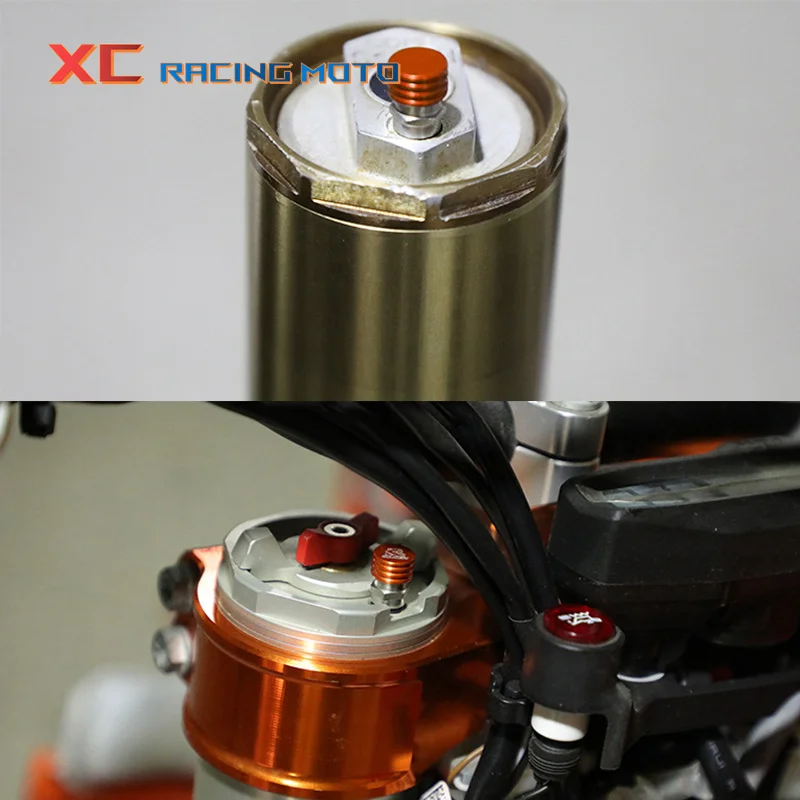 Клапаны воздухозаборника вилки M4x0.7 для Husqvarna TE FE TC FC 85 125 150 250 350 450 500 KTM SX SXF EXC XC XCF XCW