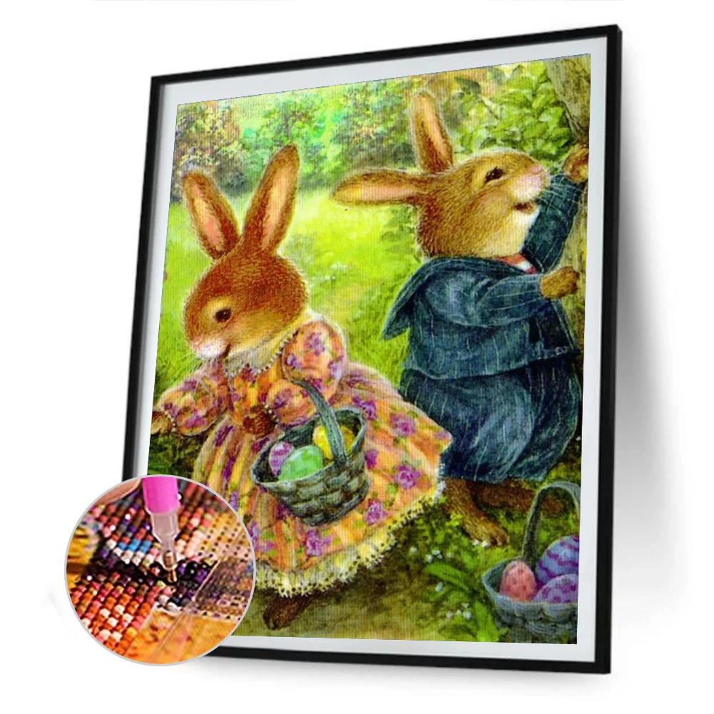 Круглая Алмазная мозаика набор серии детских цифр и животных искусство простое