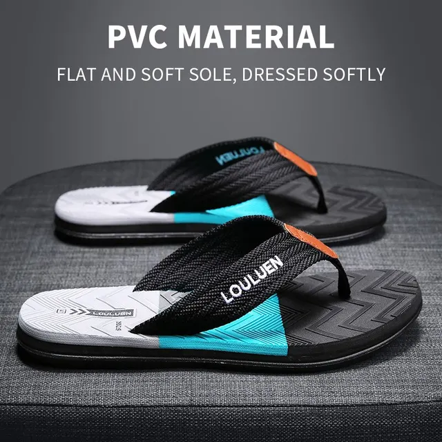 Men Summer Flip Flops Beach Slippers Causal Outdoor Flip-flop 2023 Fashion Slipper Breathable Outside Sandals Man Seaside Shoes 5
