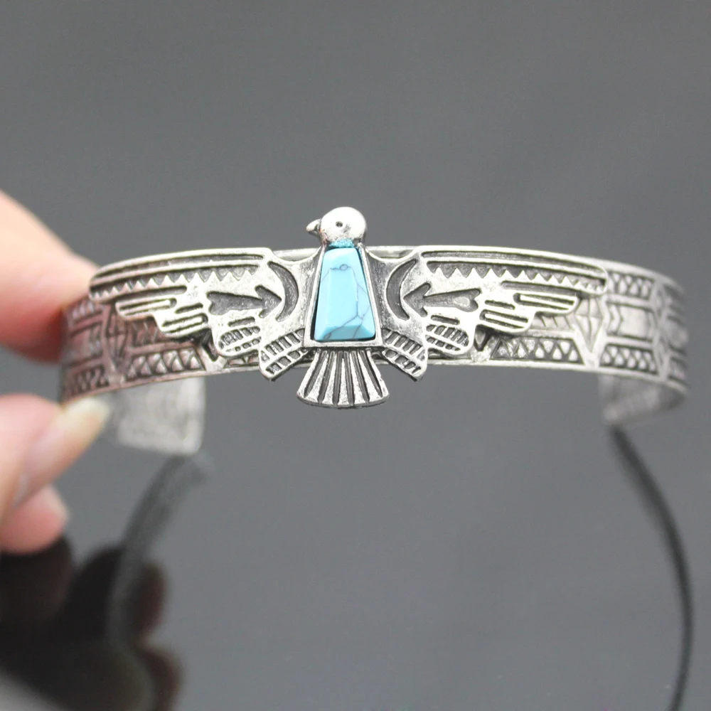 Фото Женский браслет khepri Scarab Beadsa, Большой браслет с крыльями египетского возрождения, манжета, индийская аниме, ювелирные изделия №3