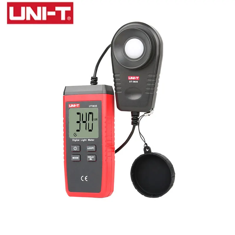 

UNI-T UT383S Luxmeter Digital Light Meter Handheld 199900 Lux FC Meter Luminometer Photometer 3 Range Llluminometer LCD Display