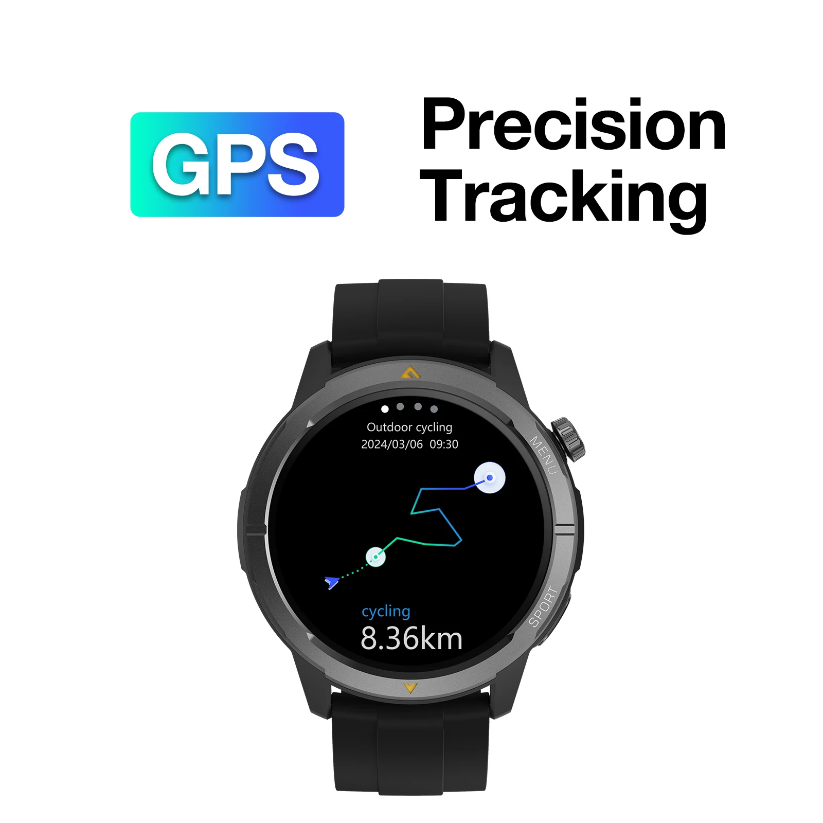 Фото 007 [Оптовая продажа] AGM WATCH W1 GPS Reloj Смарт-часы 2025 5ATM Водонепроницаемые IP68 Спорт на открытом воздухе Фитнес BT Вызов GPS Смарт-часы для M №3