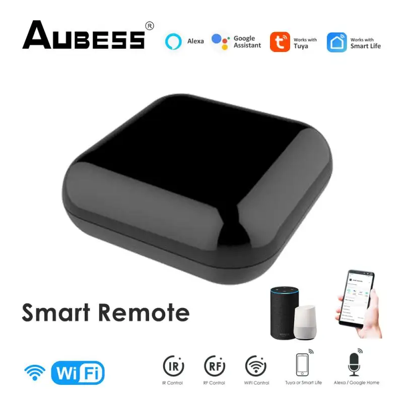 

Tuya Smart Home Control WiFi RF IR Host Remote Controller With Alexa Google Home Voice Control Smart Household Family System