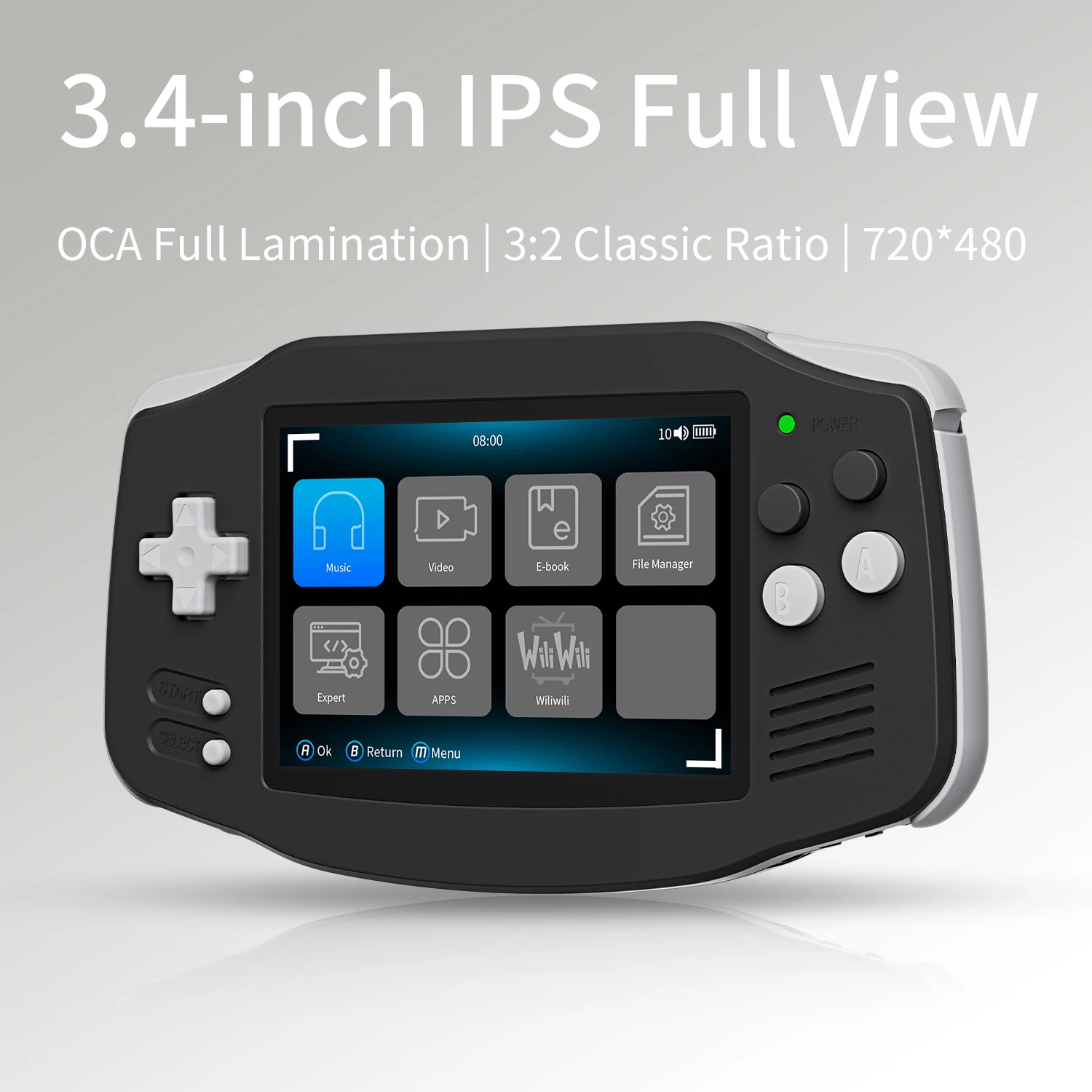 Фото Портативная игровая консоль ANBERNIC RG 34XX в стиле ретро, 3,4-дюймовый HD IPS-экран, 64-битная система Linux, поддержка Wi-Fi, Bluetooth RG 34XX, подарок PSP №2