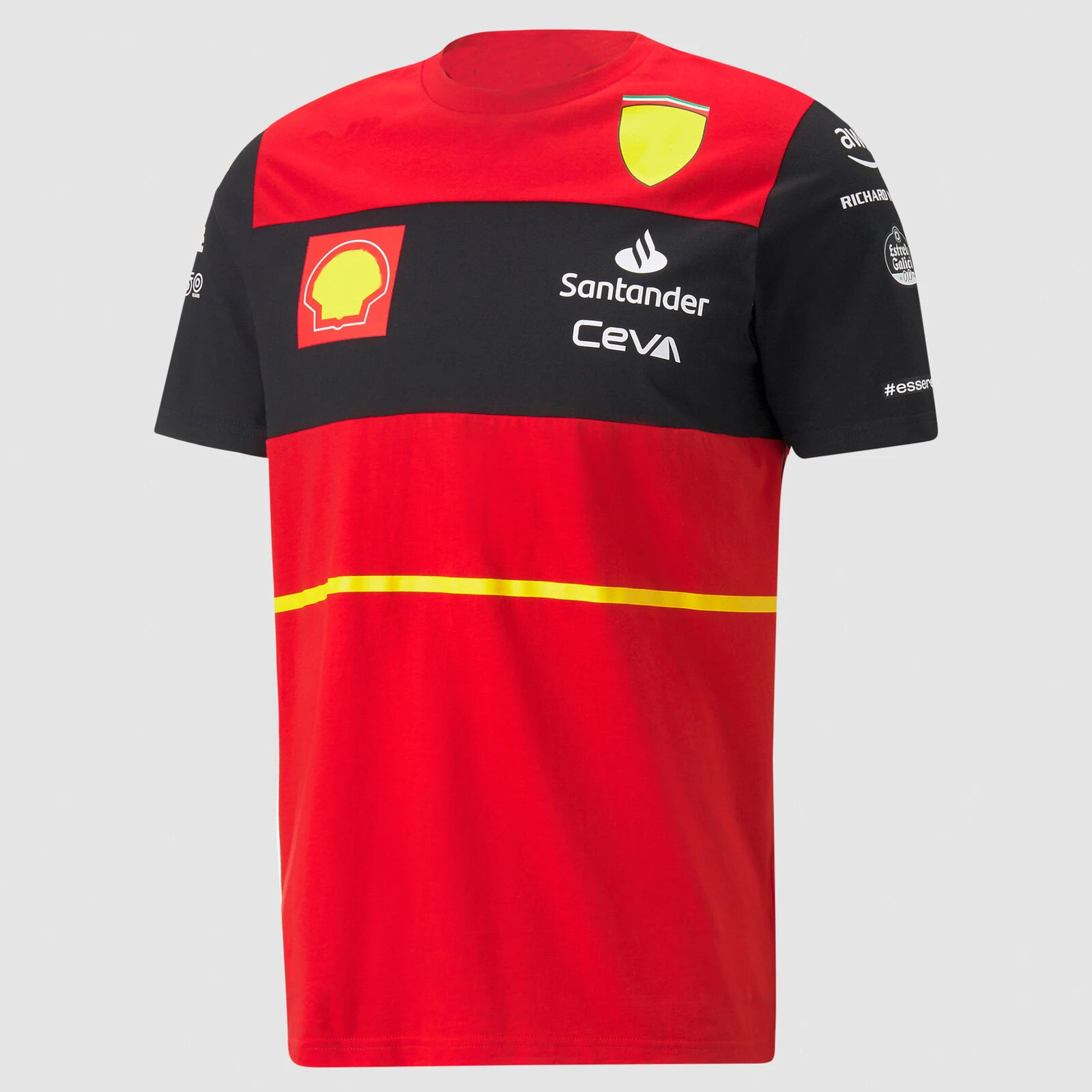 

Carlos Sainz Ferrari 2022 Team T-Shirt Official Charles Leclerc Formula One Team Jersey Racing Fan Party Tees F1 Plus Size 6XL