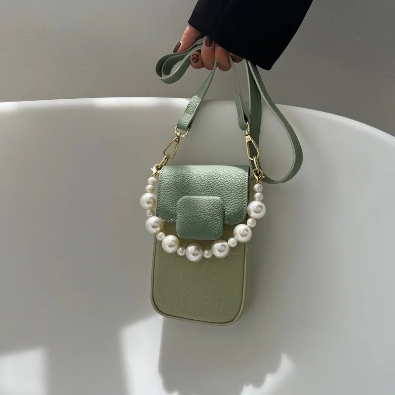 

Panelled Pearl Shoulder Bags for Women Mini Luxury Designer Crossbody Women's Bag New Summer 2022 Famous Brand Female Handbags