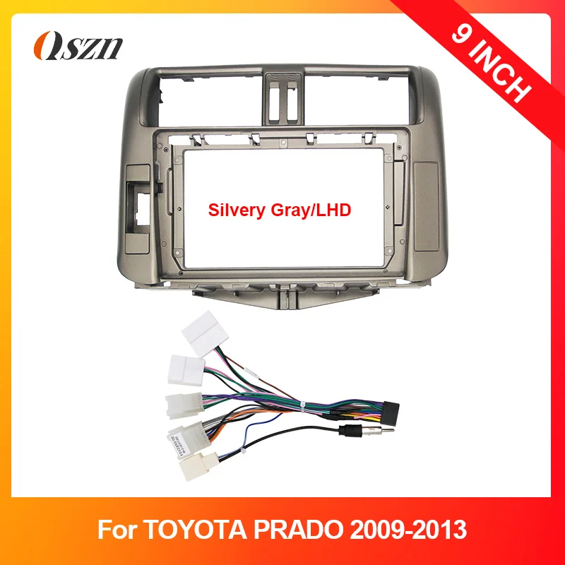 Для TOYOTA Prado LHD 2009-2013 9-дюймовый автомобильный DVD стерео радиорамка приборная панель