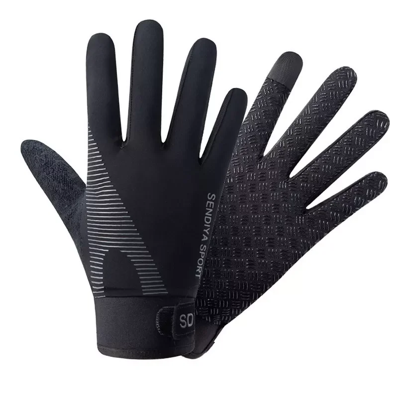 

2021 Anti-slip TouchScreen Ridding Gloves Lightweight Full Finger for Spring Summer Outdoor Mountain Biking Gloves Non-slip