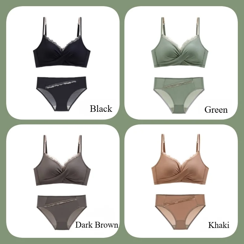 Регулируемый бюстгальтер и трусики без косточек-улучшают эффект декольте