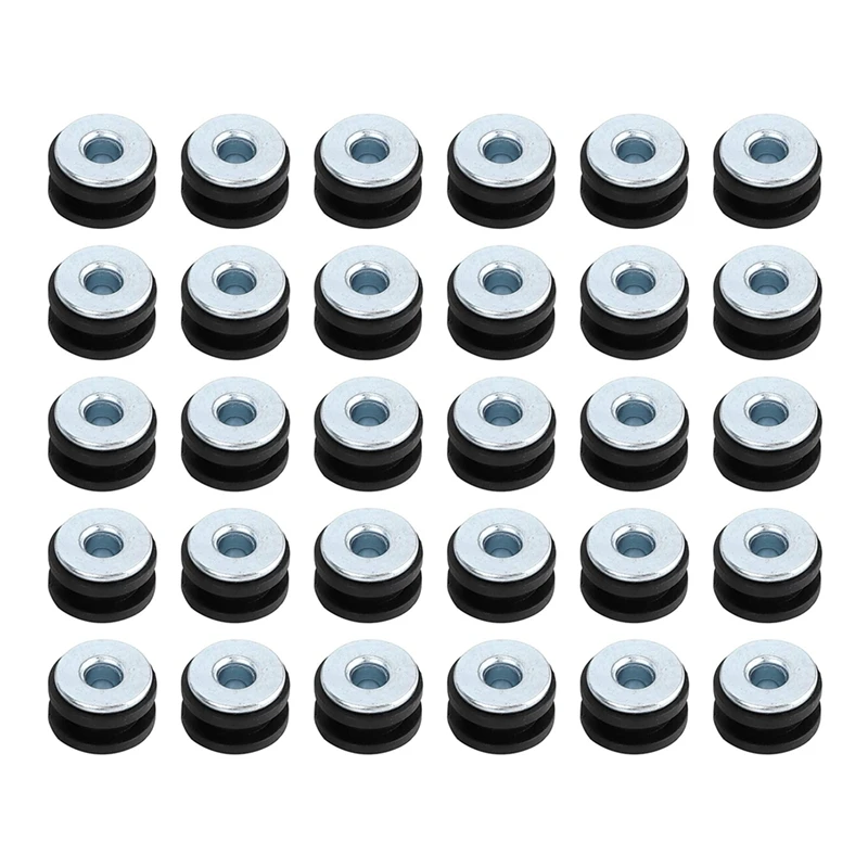 

30Pcs Motorcycle Rubber Grommets Motorcycle Windshield Bolts Kits for Honda Yamaha Suzuki Kawasaki Fairings Rubber