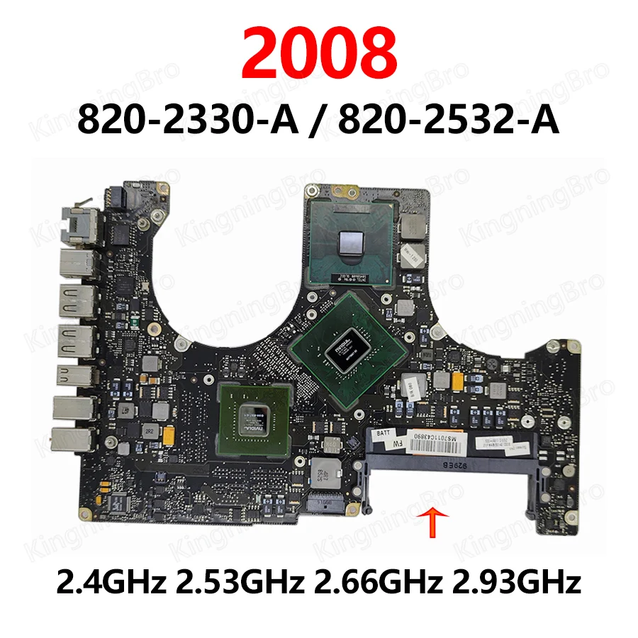 Материнская плата A1286 для MacBook Pro 15 &quotлогическая ЦП i7 2 ГГц 3 4 2008 2009 2010 2011 2012 года -