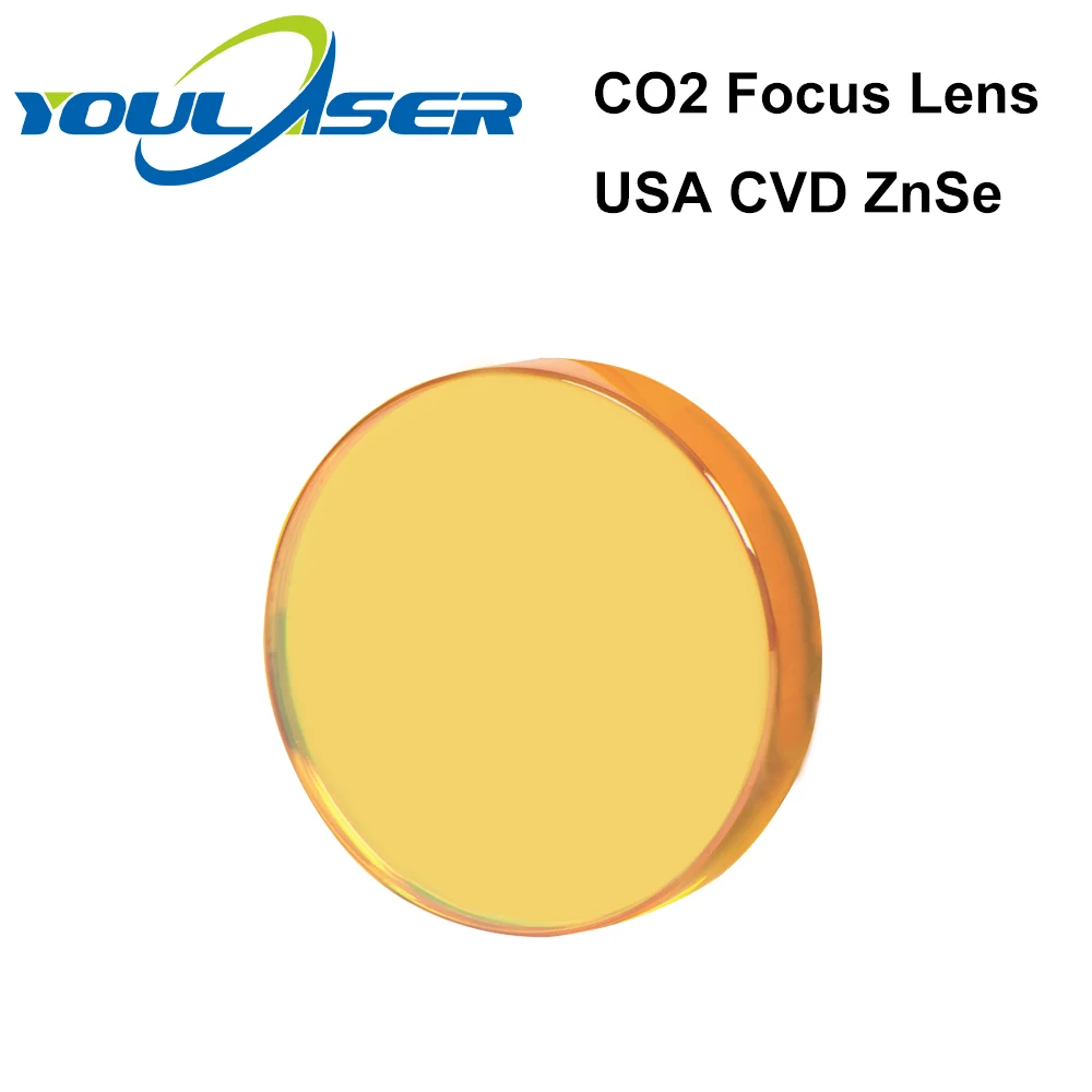 

II-VI CVD ZnSe Focus Lens Dia. 38.1mm FL 127 190.5mm 5" 7.5" for HAN'S Trumpf Bystronics CO2 Laser Cutting Machine