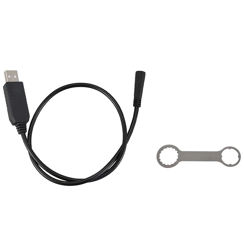 

USB-кабель для программирования Ebike Для 8Fun Bbs01 Bbs02 Bbs03 Bbshd Средний привод и инструмент для установки гаечного ключа для среднего двигателя Bafang ...