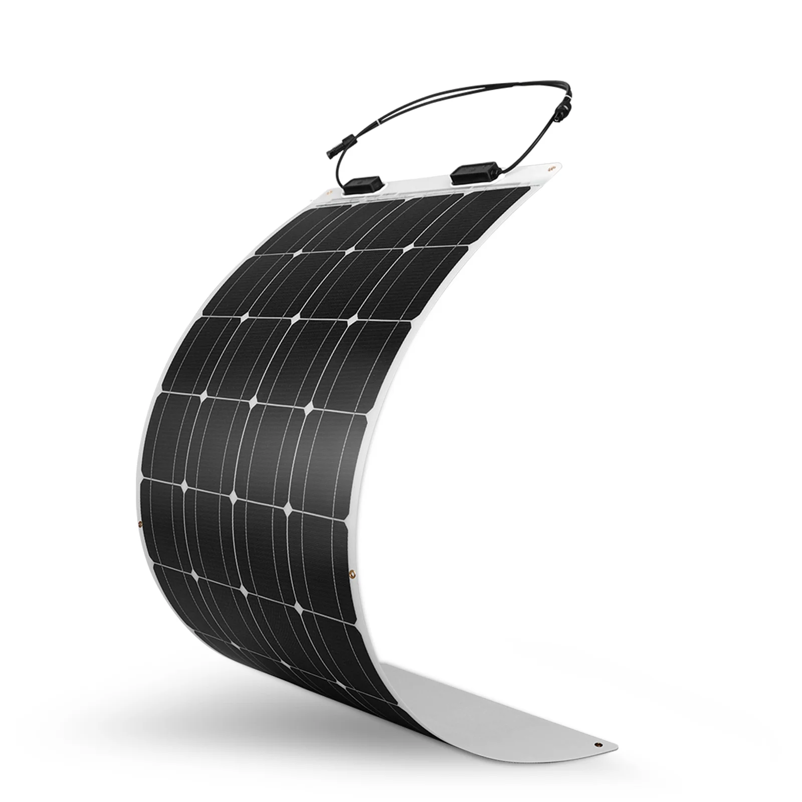 

Гибкая солнечная панель Renogy, 100 Вт, 12 В, монокристаллическая, полугибкая, гибкая, моно, сетевое зарядное устройство для морской кабины RV